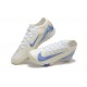 Sale Nike Air Zoom Mercurial Vapor 16 Elite TF Mens White and Blue Soccer Cleats