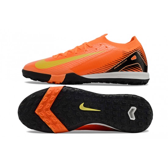 Sale Nike Air Zoom Mercurial Vapor 16 Elite TF Orange Black Soccer Cleats