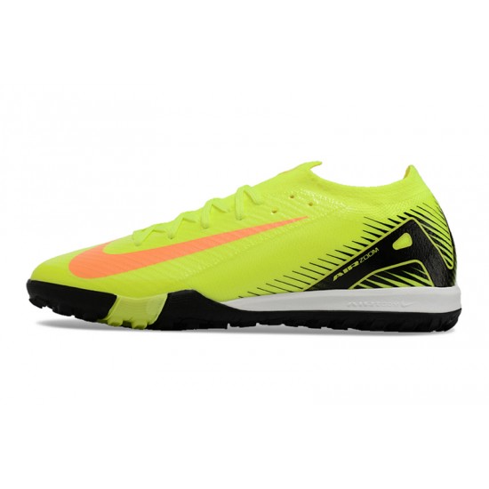 Sale Nike Air Zoom Mercurial Vapor 16 Elite TF Orange and Chartreuse Mens Soccer Cleats