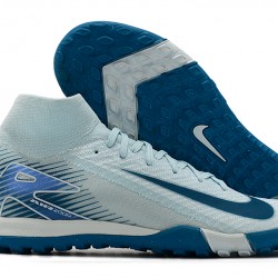 Nike Air Zoom Superfly 10 Mercurial Elite TF Blue White Mens 