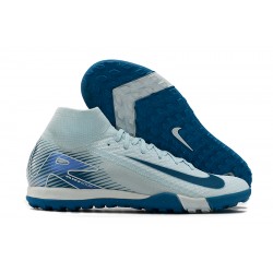 Nike Air Zoom Superfly 10 Mercurial Elite TF Blue White Mens 