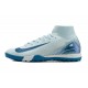 Sale Nike Air Zoom Superfly 10 Mercurial Elite TF Blue White Mens Soccer Cleats