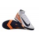 Sale Nike Air Zoom Superfly 10 Mercurial Elite TF White Orange Soccer Cleats