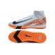 Sale Nike Air Zoom Superfly 10 Mercurial Elite TF White Orange Mens Soccer Cleats