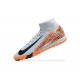 Sale Nike Air Zoom Superfly 10 Mercurial Elite TF White Orange Mens Soccer Cleats