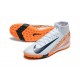 Sale Nike Air Zoom Superfly 10 Mercurial Elite TF White Orange Mens Soccer Cleats