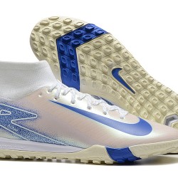 Nike Air Zoom Superfly 10 Mercurial Elite TF White and Blue 