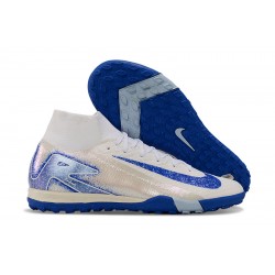 Nike Air Zoom Superfly 10 Mercurial Elite TF White ang Blue 