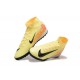 Sale Nike Air Zoom Superfly 10 Mercurial Elite TF Yelleow Black Mens Soccer Cleats