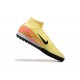 Sale Nike Air Zoom Superfly 10 Mercurial Elite TF Yelleow Black Mens Soccer Cleats