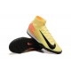 Sale Nike Air Zoom Superfly 10 Mercurial Elite TF Yelleow Black Mens Soccer Cleats