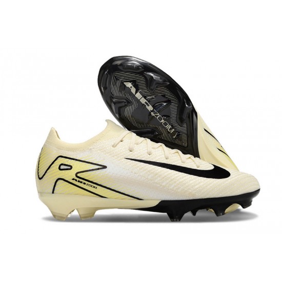 Sale Unisex Nike Air Zoom Mercurial Vapor 16 Elite FG Beige Soccer Cleats