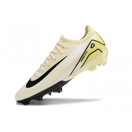 Sale Unisex Nike Air Zoom Mercurial Vapor 16 Elite FG Beige Soccer Cleats