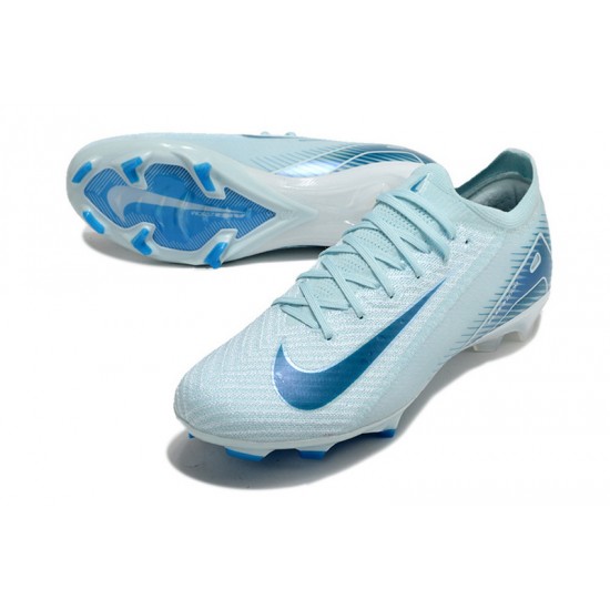 Sale Unisex Nike Air Zoom Mercurial Vapor 16 Elite FG Blue Soccer Cleats