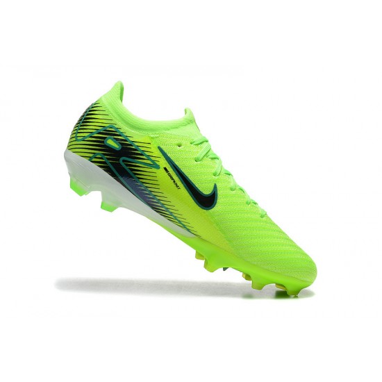 Sale Unisex Nike Air Zoom Mercurial Vapor 16 Elite FG Neongreen and  Black Soccer Cleats