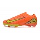 Sale Unisex Nike Air Zoom Mercurial Vapor 16 Elite FG Orange Yellow Soccer Cleats