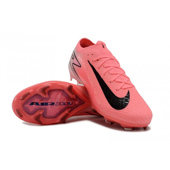 Sale Unisex Nike Air Zoom Mercurial Vapor 16 Elite FG Pink Black Soccer Cleats