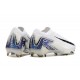 Unisex Nike Air Zoom Mercurial Vapor 16 Elite FG White and Blue