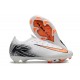 Sale Unisex Nike Air Zoom Mercurial Vapor 16 Elite FG White and Orange Soccer Cleats