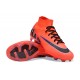 Sale Nike Air Zoom Mercurial Superfly 9 Elite FG High Top Soccer Cleats Red Black