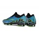 Nike Air Zoom Mercurial Vapor 15 Elite FG Low Soccer Cleats Blue Black Green