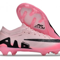 Nike Air Zoom Mercurial Vapor 15 Elite FG Low Soccer Cleats Pink Black