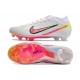 Nike Air Zoom Mercurial Vapor 15 Elite FG Low Soccer Cleats White Peach