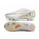 Sale Nike Air Zoom Mercurial Vapor 15 Elite FG Low White Silver Gold Soccer Cleats