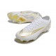 Nike Air Zoom Mercurial Vapor 15 Elite FG Low White Silver Gold