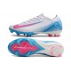 Sale Nike Air Zoom Mercurial Vapor 16 Elite FG Low White Pink Blue Soccer Cleats