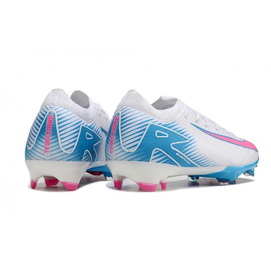 Nike Air Zoom Mercurial Vapor 16 Elite FG Low White Pink Blue