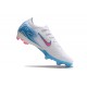 Sale Nike Air Zoom Mercurial Vapor 16 Elite FG Low White Pink Blue Soccer Cleats