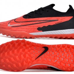 Nike Phantom GX Elite TF Red and Black Mens Soccer Cleats 