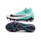 Unisex Nike Phantom GX Elite AG High top Teal Black Soccer Cleats