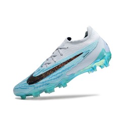 Unisex Nike Phantom GX Elite FG Blue White Soccer Cleats 