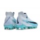 Unisex Nike Phantom GX Elite FG High top Blue Soccer Cleats