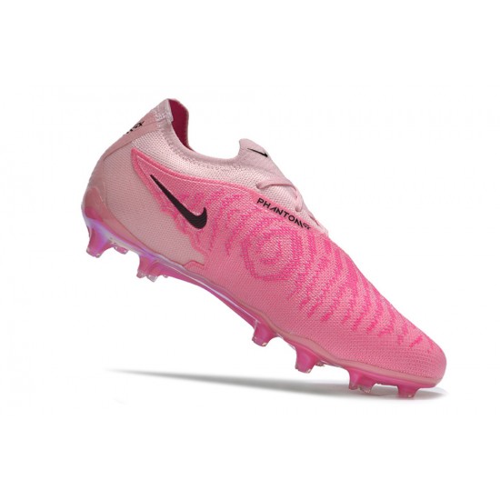 Unisex Nike Phantom GX Elite FG Pink Black Soccer Cleats