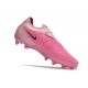 Unisex Nike Phantom GX Elite FG Pink Black Soccer Cleats