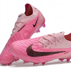 Unisex Nike Phantom GX Elite FG Pink Black Soccer Cleats 