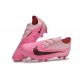 Unisex Nike Phantom GX Elite FG Pink Black Soccer Cleats