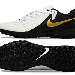 Nike Phantom GX II ACAD LV8 TF White Black Mens Soccer Cleats 