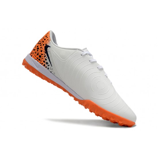 Nike Phantom GX II ACAD LV8 TF White Orange Mens Soccer Cleats