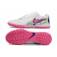 Nike Phantom GX II ACAD LV8 TF White Pink Mens Soccer Cleats