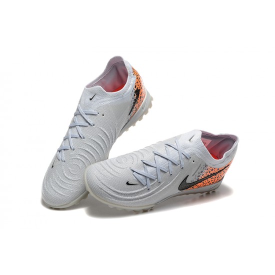 Nike Phantom GX II Elite TF White Orange Mens Soccer Cleats