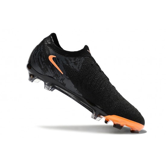 Sale Nike Phantom Luna Elite FG Black and Orange Mens Soccer Cleats Soccer Cleats