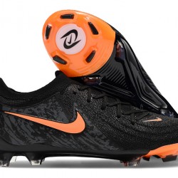 Nike Phantom Luna Elite FG Black and Orange Mens Soccer Cleats 