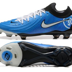 Nike Phantom Luna Elite FG Blue Black Mens Soccer Cleats 