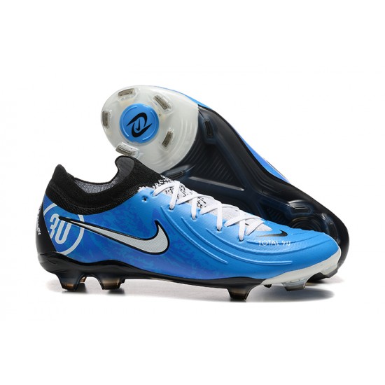 Sale Nike Phantom Luna Elite FG Blue Black Mens Soccer Cleats Soccer Cleats