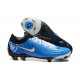 Sale Nike Phantom Luna Elite FG Blue Black Mens Soccer Cleats Soccer Cleats