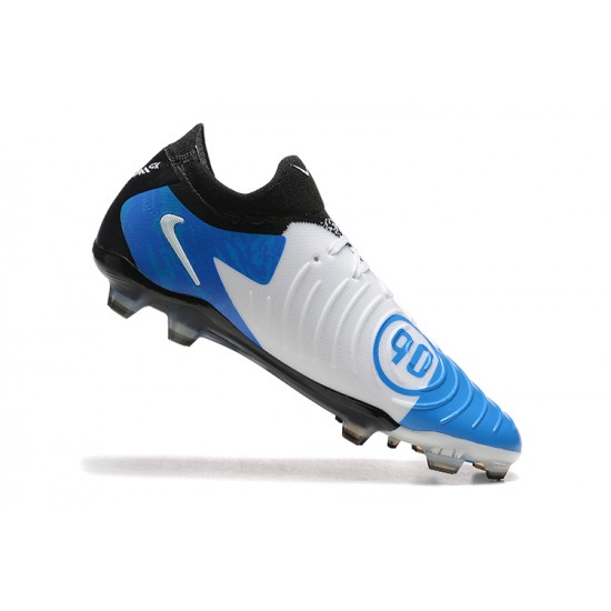 Sale Nike Phantom Luna Elite FG Blue Black Mens Soccer Cleats Soccer Cleats